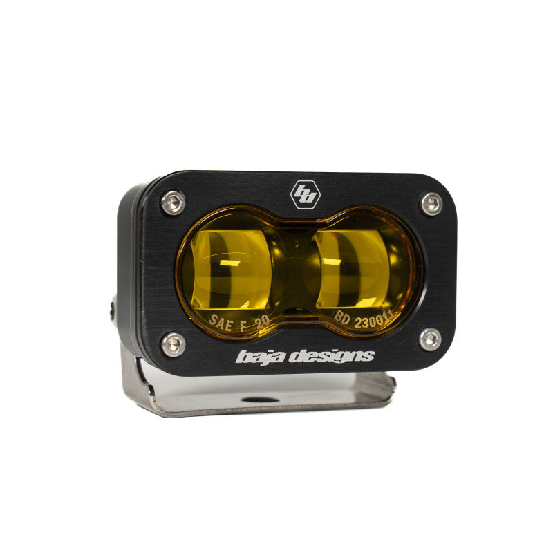 Baja Designs Universal S2 SAE Spot LED (Pair) - Amber - Rowdy Warehouse 