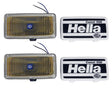 Hella 550 Series 55W 12V H3 Fog Lamp Kit - Amber - Rowdy Warehouse 