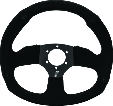 DragonFire Racing Steering Wheels - D-shaped- Suede- Iron Series- 0in offset - Rowdy Warehouse 