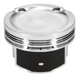 JE Pistons VW TSI 2.0 Turbo 83mm Bore +.50mm Oversize 9.6:1 CR -7.8cc Dish Piston (Set of 4) - Rowdy Warehouse 