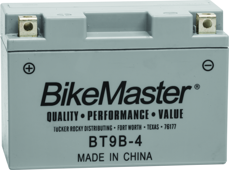 BikeMaster BT9B-4 Battery FA - Rowdy Warehouse 