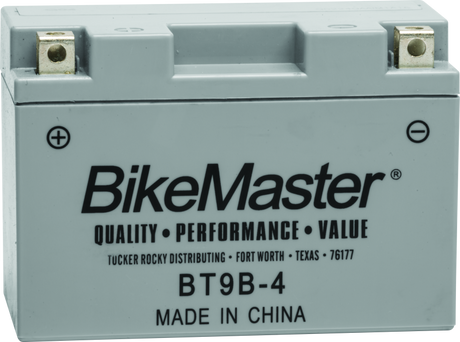 BikeMaster BT9B-4 Battery FA - Rowdy Warehouse 