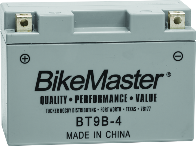 BikeMaster BT9B-4 Battery FA - Rowdy Warehouse 