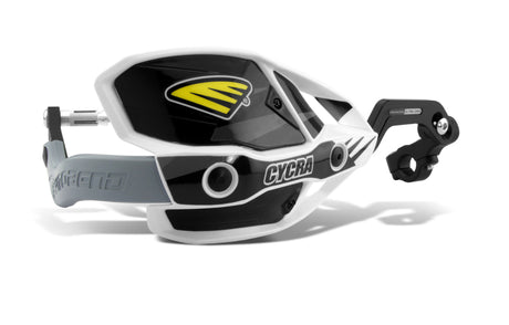 Cycra CRM Ultra 1-1/8 in. Clamp w/White Shields/Black Covers - Rowdy Warehouse 