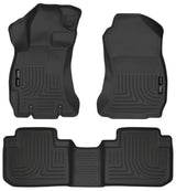 Husky Liners 14 Subaru Forester Weatherbeater Black Front & 2nd Seat Floor Liners