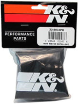 K&N Precharger Tapered Air Filter Wrap Black 6in Height / 6in Diameter - Rowdy Warehouse 