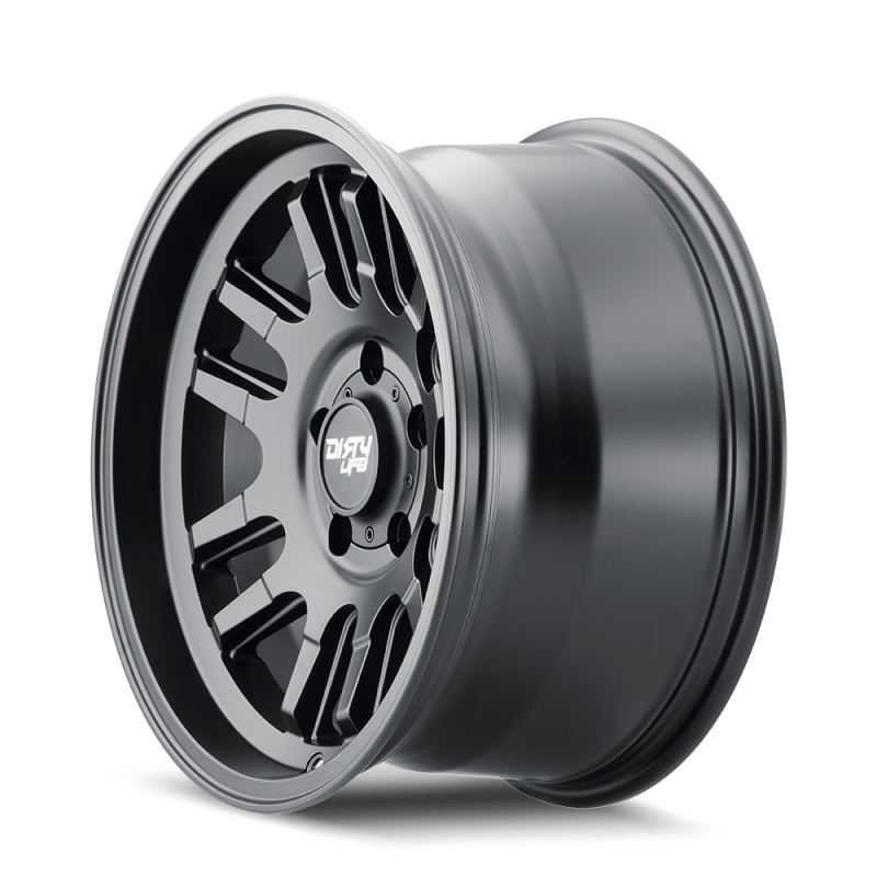 Dirty Life 9310 Canyon 17x9 / 6x139.7 BP / -12mm Offset / 106mm Hub Matte Black Wheel - Rowdy Warehouse 