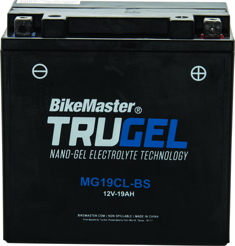 BikeMaster Trugel Battery MG19CL-BS - Rowdy Warehouse 