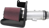 K&N 13-14 Honda Accord 3.5L V6 69 Series Typhoon Air Intake System - Silver Cold Air Intake Kit - Rowdy Warehouse 