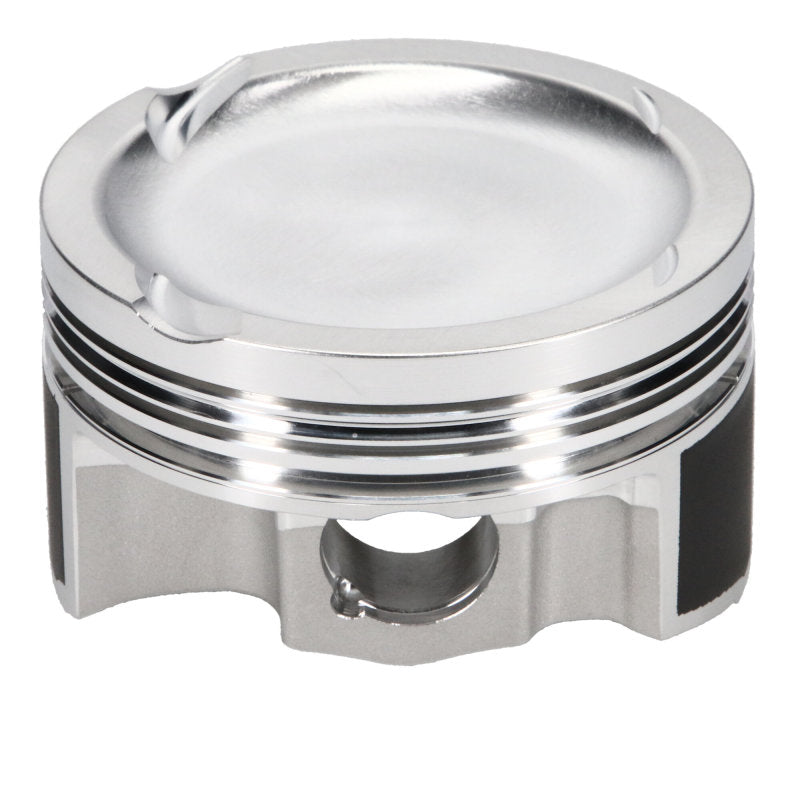 JE Pistons VW TSI 2.0 Turbo 83mm Bore +.50mm Oversize 9.6:1 CR -7.8cc Dish Piston (Set of 4) - Rowdy Warehouse 