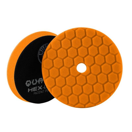 Chemical Guys Hex-Logic Quantum Medium-Heavy Cutting Pad - Orange - 5.5in - Rowdy Warehouse 