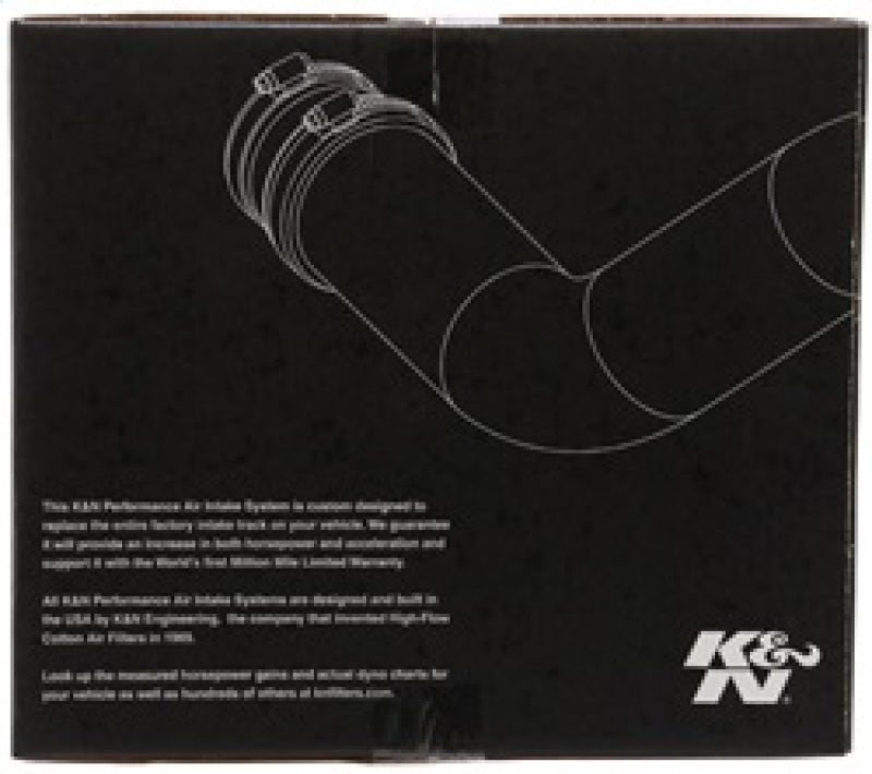 K&N 07-08 Chevy Silverado 1500 4.8L/5.3L V8 / 07-08 GMC Yukon 4.8L/5.3L V8 Black Perf Intake Kit