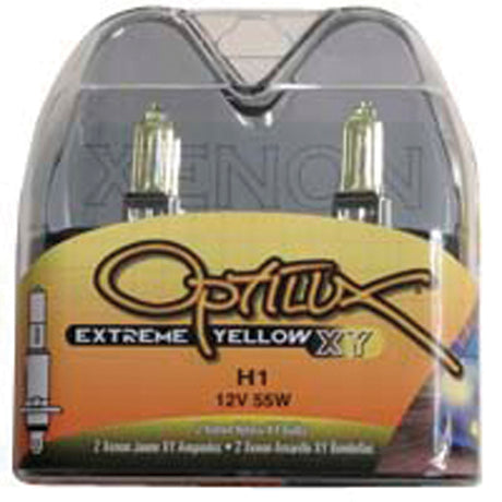 Hella Optilux H1 12V/55W XY Yellow Bulb - Rowdy Warehouse 