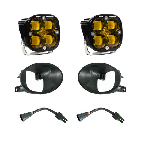 Baja Designs 19-22 Mercedes Benz Sprinter Squadron SAE Fog Pocket Light Kit - Amber - Rowdy Warehouse 