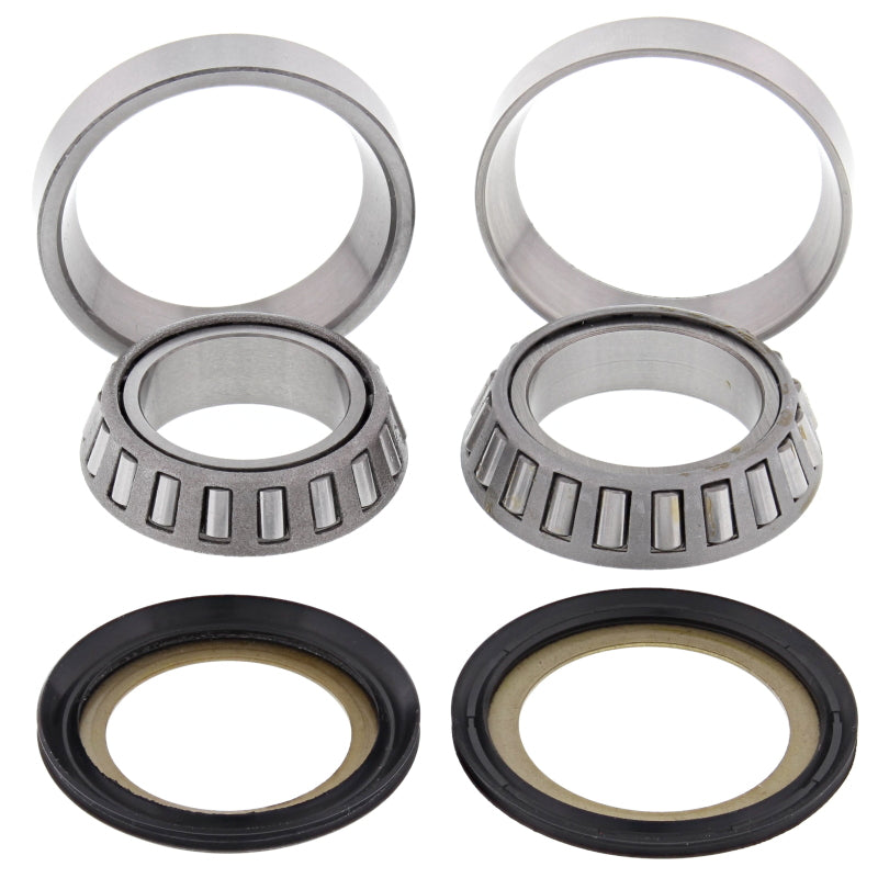 All Balls Racing 83-03 Kawasaki KX60 Steering Bearing Kit - Rowdy Warehouse 