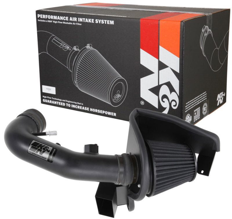 K&N 11-14 Ford Mustang GT 5.0L V8 Black Performance Intake Kit