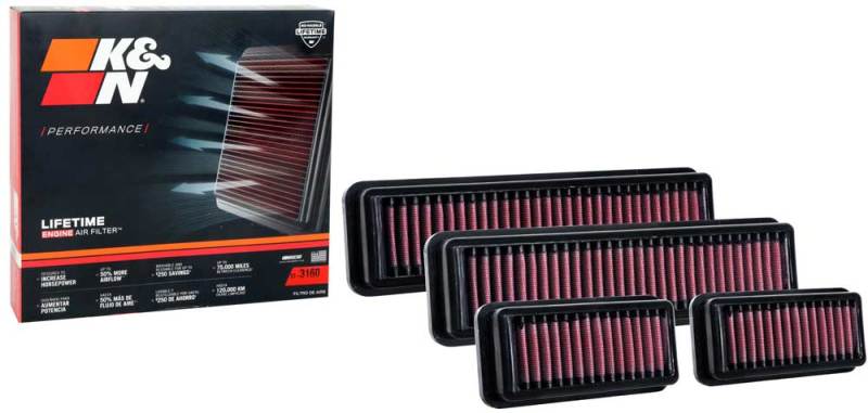 K&N BMW X3M/X4M L6-3.0L F/I Turbo Drop In Air Filter