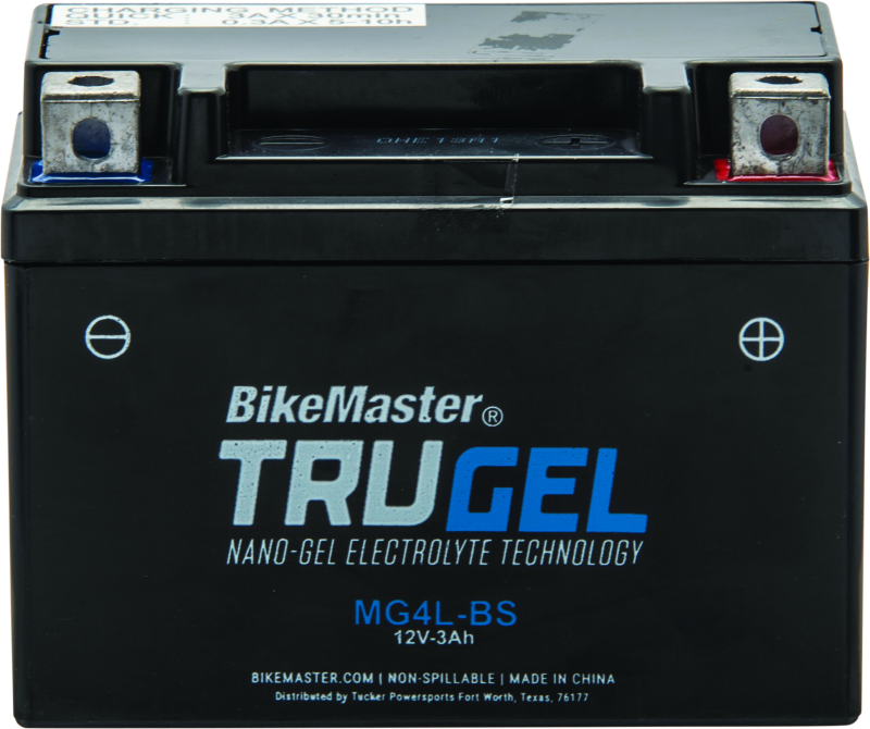 BikeMaster Trugel Battery MG4L-BS - Rowdy Warehouse 