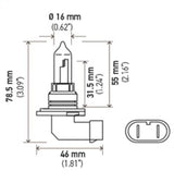 Hella HB3 9005 12V 100W Xenon White XB Bulb (Pair) - Rowdy Warehouse 