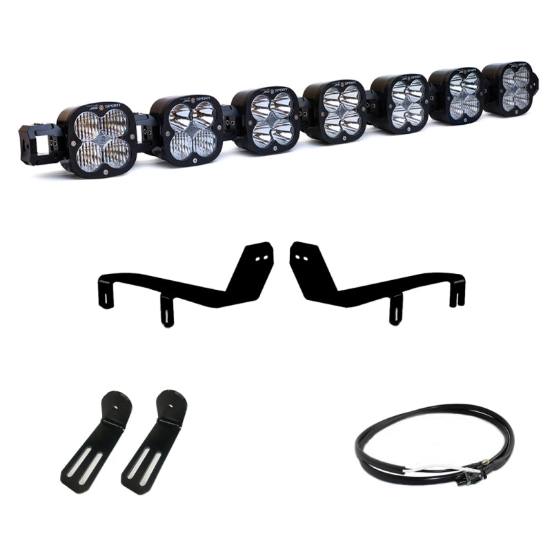 Baja Designs 17-19 Ford SuperDuty 7 XL Linkable Light Kit w/Upfitter - Rowdy Warehouse 