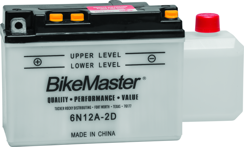 BikeMaster 6N12A-2D Battery - Rowdy Warehouse 