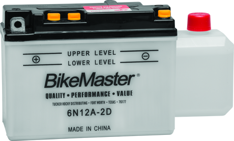 BikeMaster 6N12A-2D Battery - Rowdy Warehouse 