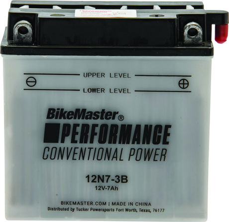 BikeMaster 12N7-3B Battery - Rowdy Warehouse 