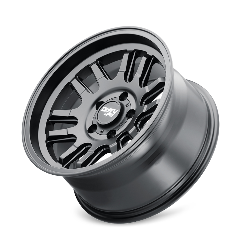 Dirty Life 9310 Canyon 17x9 / 6x139.7 BP / -12mm Offset / 106mm Hub Matte Black Wheel - Rowdy Warehouse 