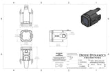 Diode Dynamics 23-24 Chevrolet Colorado HitchMount LED Pod Reverse Kit C1