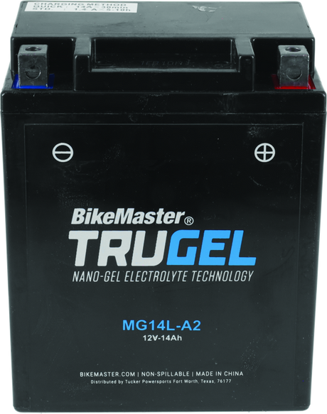 BikeMaster Trugel Battery MG14L-A2 - Rowdy Warehouse 