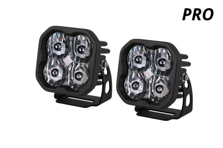 Diode Dynamics SS3 LED Pod Pro - White SAE Fog Standard (Pair) - Rowdy Warehouse 