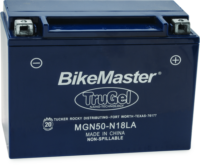 BikeMaster Trugel Battery MGN50-N18LA - Rowdy Warehouse 