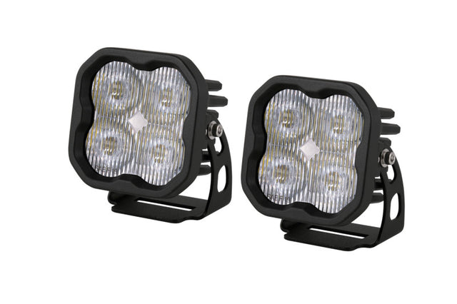 Diode Dynamics SS3 LED Pod Pro - White SAE Fog Standard (Pair) - Rowdy Warehouse 