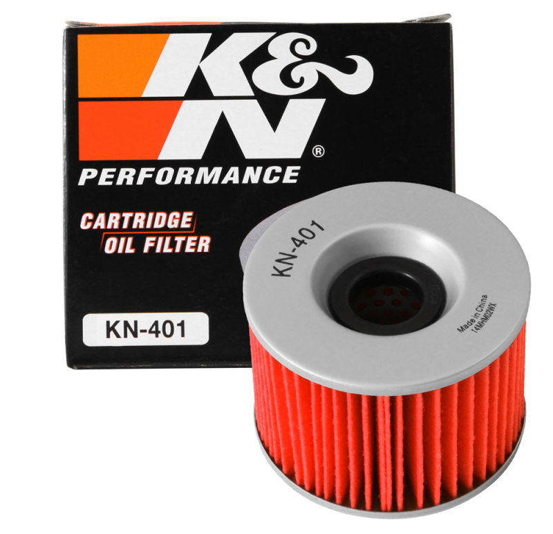 K&N Honda / Kawasaki / Yamaha / Triumph 3in OD x .75ID x 2.210in H Oil Filter - Rowdy Warehouse 