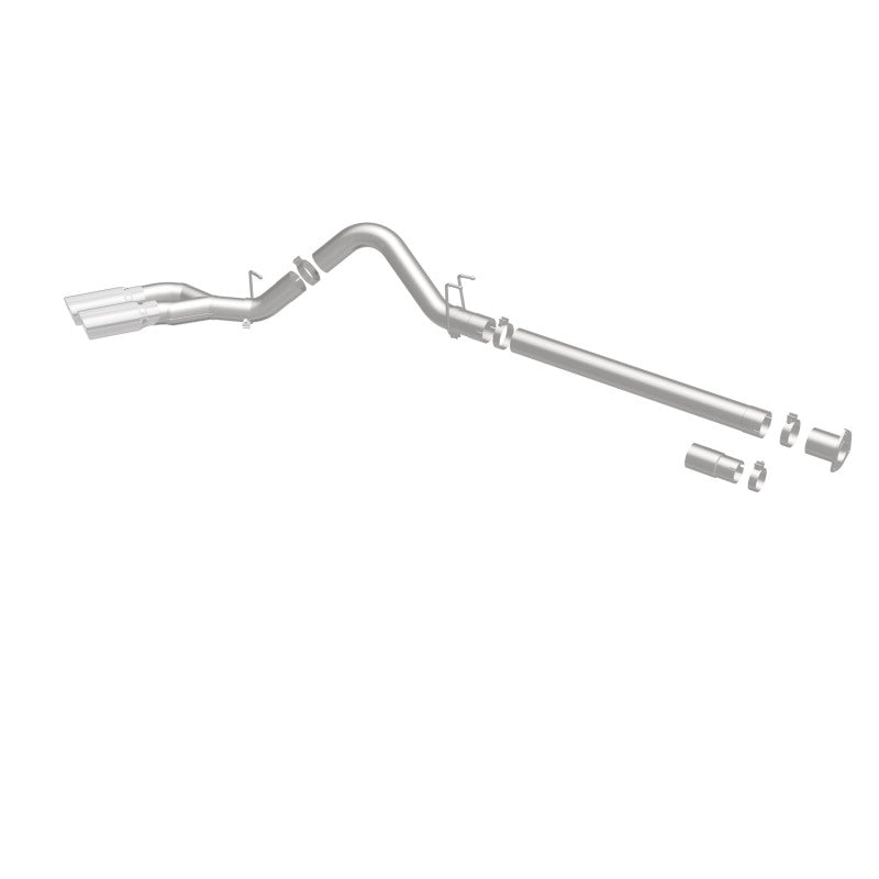 MagnaFlow 08-17 Ford F-250/F-350/F-450 4.6L/6.7 DPF-Back SS 4in Dual Single Passenger Side Rear Exit