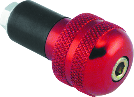 BikeMaster Anti Vibration Bar Ends - Red - Rowdy Warehouse 