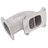 Edelbrock Low Profile Intake Elbow 90mm Throttle Body to Square-Bore Flange As-Cast Finish - Rowdy Warehouse 