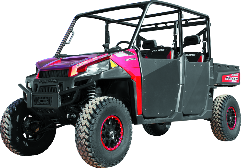 DragonFire Racing UTV Doors - Fits Polaris Ranger Crew 570/900/1000 12-19- 4-Doors - Rowdy Warehouse 