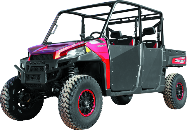 DragonFire Racing UTV Doors - Fits Polaris Ranger Crew 570/900/1000 12-19- 4-Doors - Rowdy Warehouse 