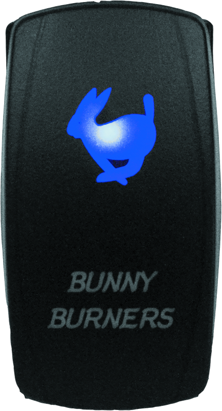 DragonFire Racing Lighted Switch Bunny Burner On/Off Blue - Rowdy Warehouse 