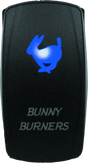 DragonFire Racing Lighted Switch Bunny Burner On/Off Blue - Rowdy Warehouse 