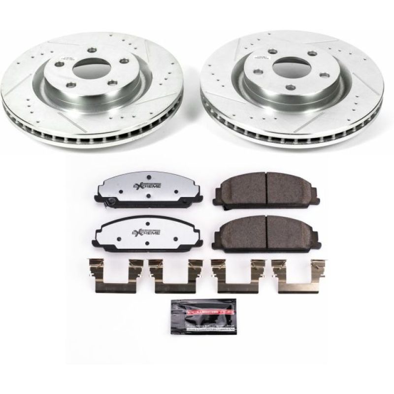 Power Stop 08-09 Pontiac G8 Front Z26 Street Warrior Brake Kit