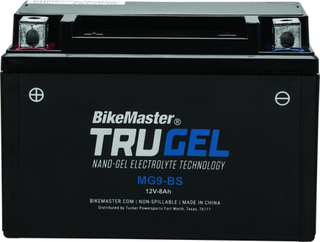 BikeMaster Trugel Battery MG9-BS - Rowdy Warehouse 