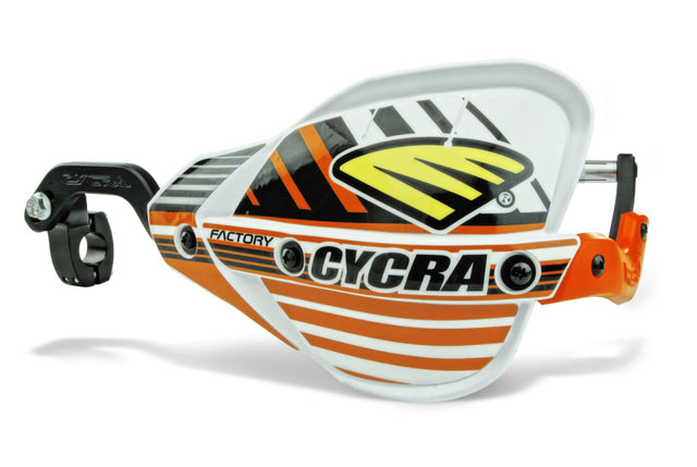 Cycra Factory Pro Bend CRM w/1-1/8 in. Clamp - Orange - Rowdy Warehouse 