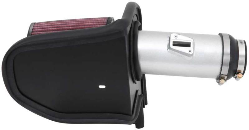 K&N 13-14 Honda Accord 3.5L V6 69 Series Typhoon Air Intake System - Silver Cold Air Intake Kit - Rowdy Warehouse 