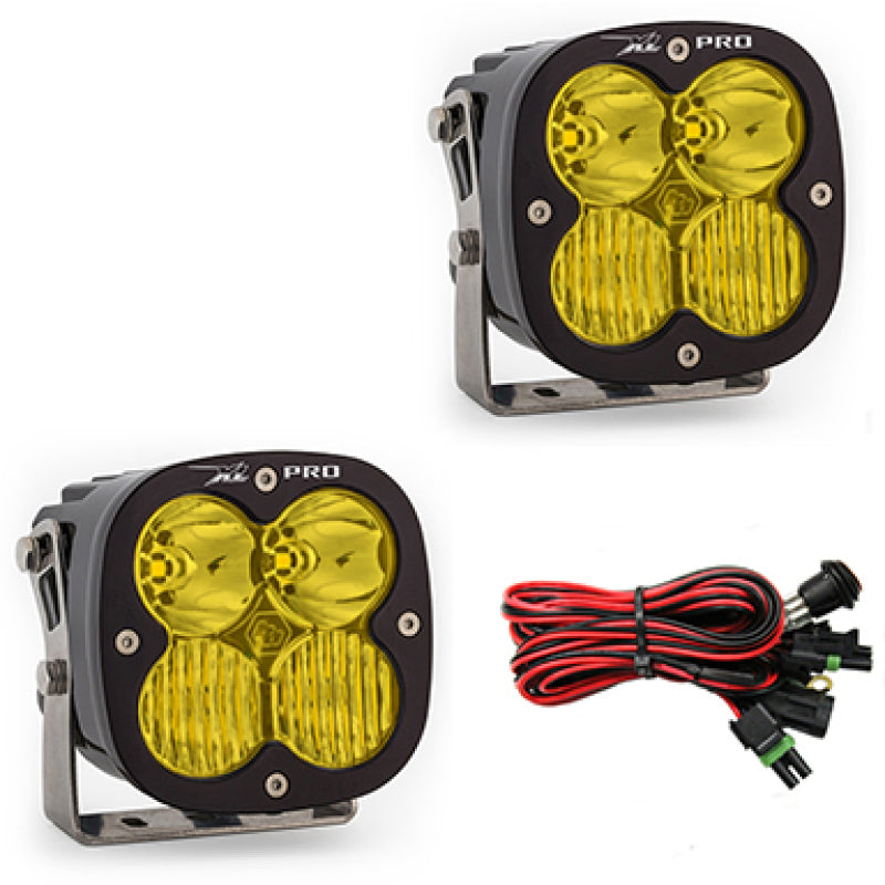 Baja Designs XL Pro Series Driving Combo Pattern Pair LED Light Pods - Amber - Rowdy Warehouse 