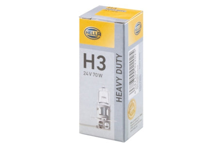 Hella H3 24V/70W PK22s T3.25 Halogen Bulb - Rowdy Warehouse 