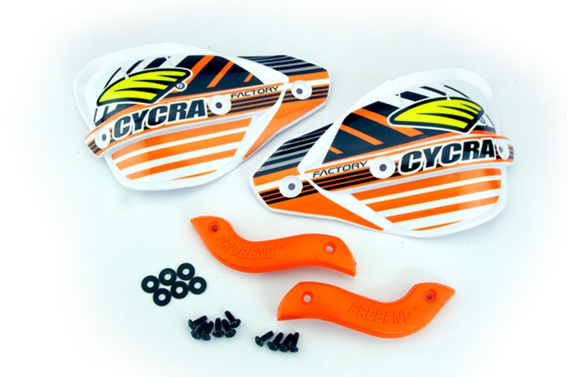 Cycra Factory Enduro Hanshield - Orange - Rowdy Warehouse 