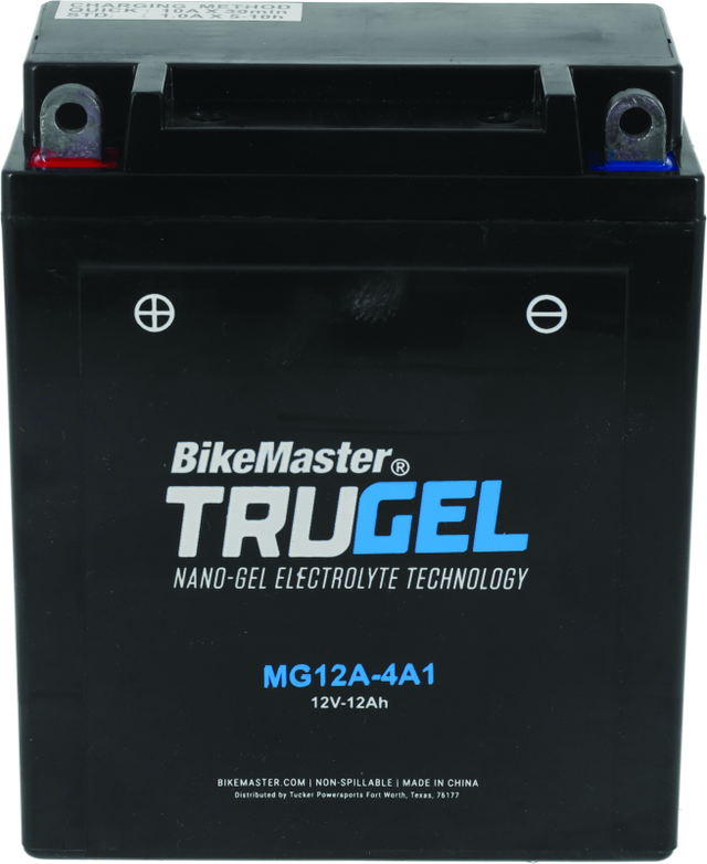 BikeMaster Trugel Battery MG12A-4A1 - Rowdy Warehouse 