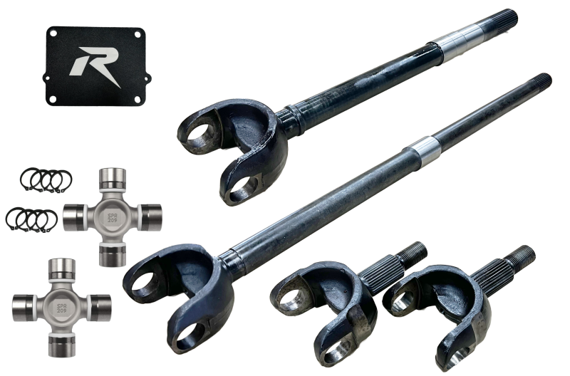 Revolution Gear & Axle 2018+ Jeep Wrangler JL & JT 1-Piece Chromoly Discovery Series Front Axle Kit